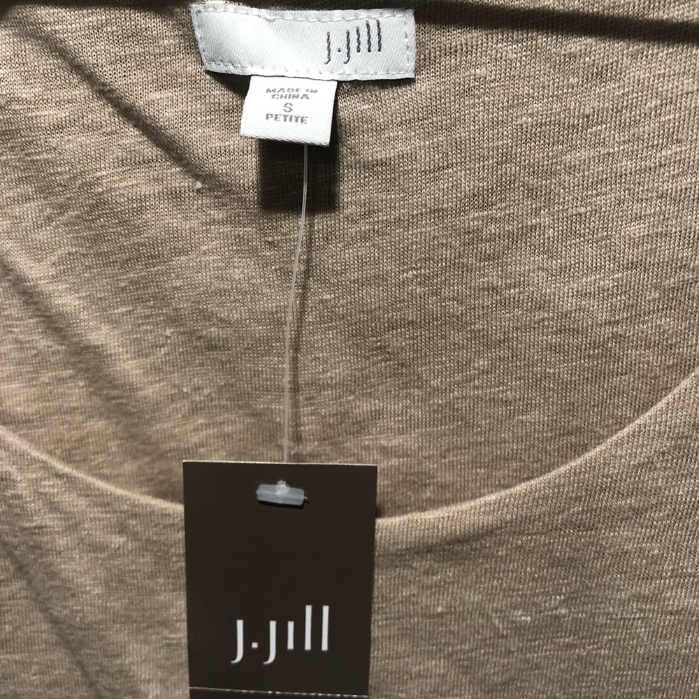 J.Jill Tiered Linen Dress w/Pockets - Picture 2 of 2
